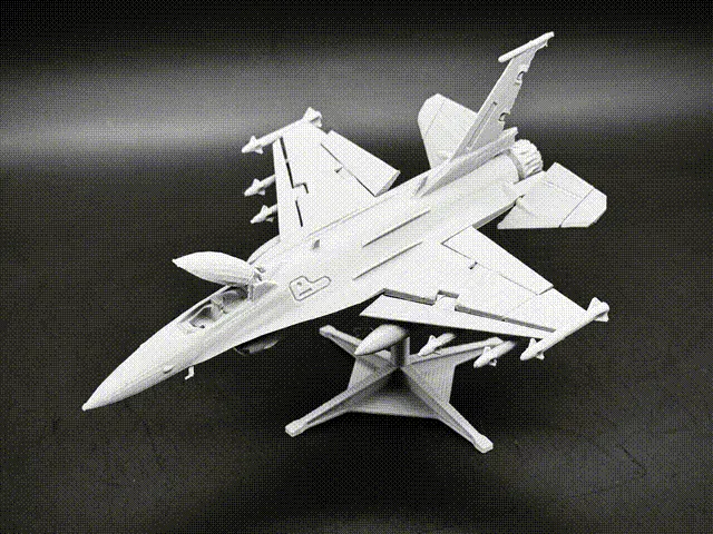 F-16 Fighting Falcon თვითმფრინავის მინიატურა