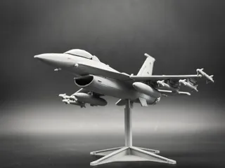 F-16 Fighting Falcon თვითმფრინავის მინიატურა thumbnail 6
