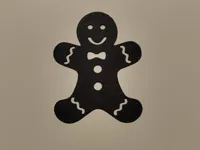 Bonhomme en pain d'épices décoratif — photo 1