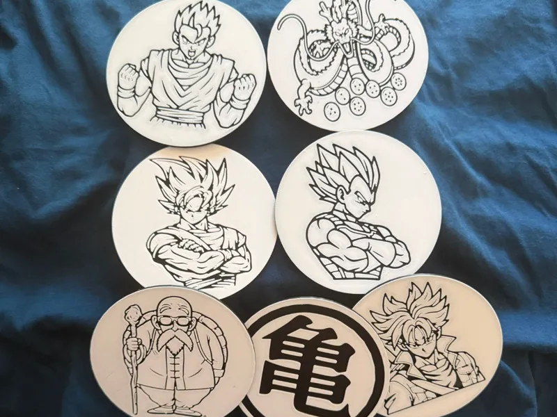 Sottobicchieri 3D Supporto Dragon Ball Z no ams