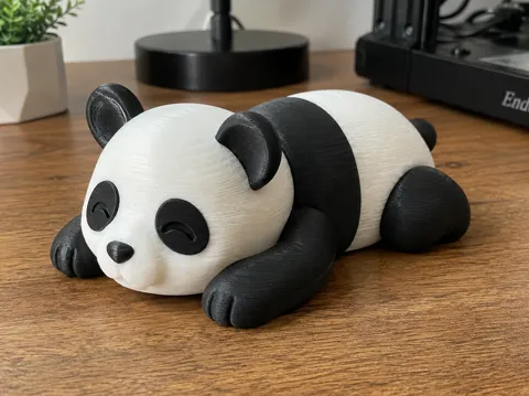 Llavero: Panda dormilon — referencia de MakerWorld