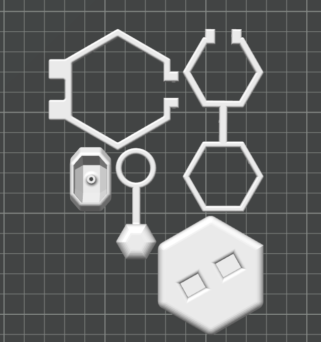 Miniatura 2 do modelo 3D 混沌摆存钱罐（桌面摆件）