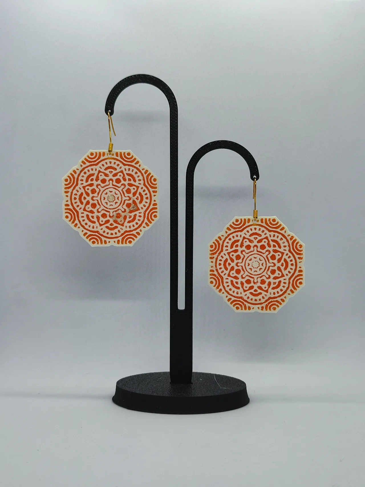 Aretes Sol Mandálico view 2