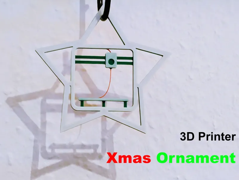 3D printer Christmas Ornament