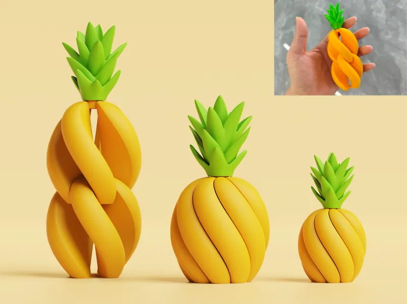 有限位的“解压菠萝”桌面摆件