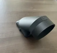 100mm OD detachable 90deg elbow