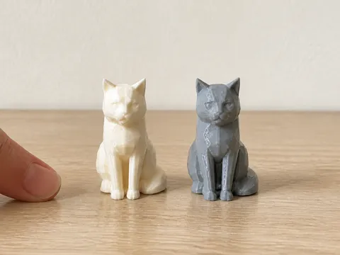 Estante o repisa: Mini British Shorthair Cat – Low Poly — referencia de MakerWorld