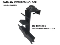 Big Bed Edge (5-9 cm), Phone + Glasses, No Support