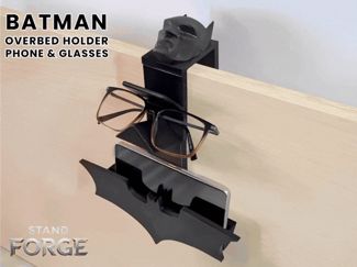 Batman Overbed Phone & Glasses Holder, No Support