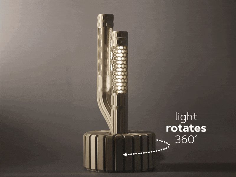 Rotating Base for Snap Lamp
