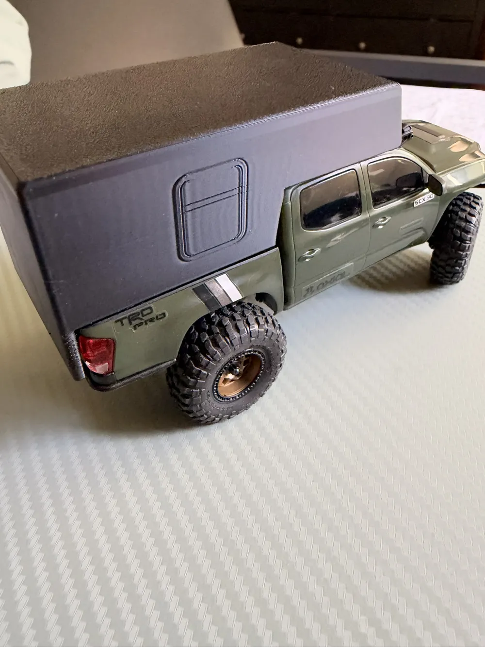 Tbular Shell SCX 30 Tacoma Camper shells and Bed Rack - Free 3D Print Model - MakerWorld