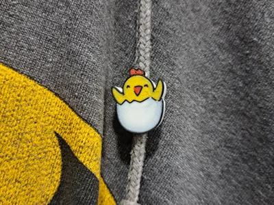 Hoodie drawstring stopper Easter edition - chick