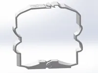 0.2mm 层高, 2 层墙, 5% 填充，p1s 45分钟