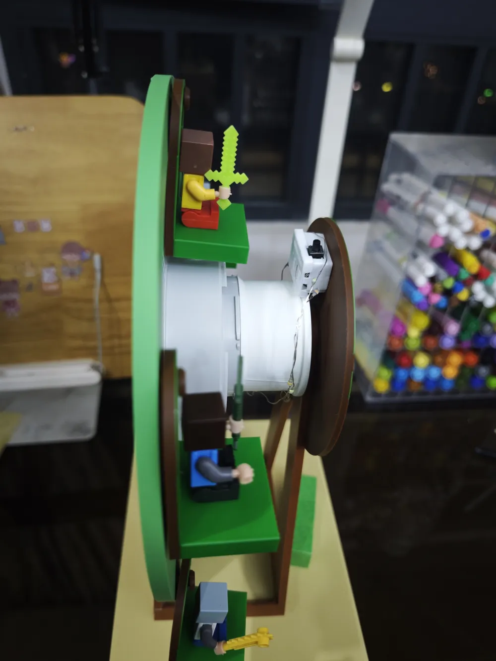 Ferris Wheel Figurine Storage Rack - Free 3D Print Model - MakerWorld