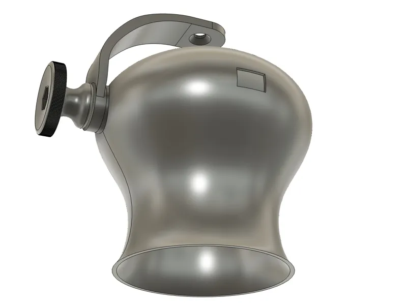 Spotlight made from standard LED ceiling downlight