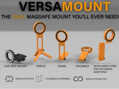 VersaMount - Modular MagSafe mounting System