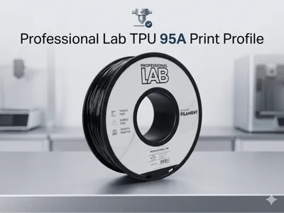 TPU 95A Print Profile Professional Lab "Not Dried"