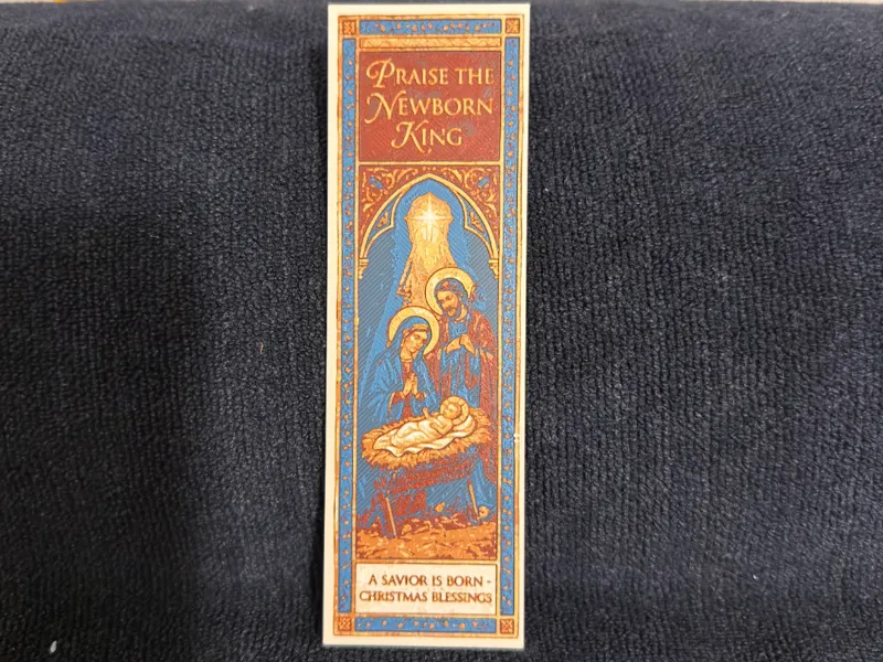 Praise the Newborn King Bookmark