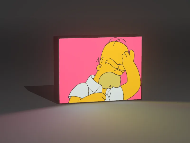 Homer Simpson's Lamp
