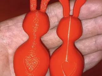 Easter bunny bowling style