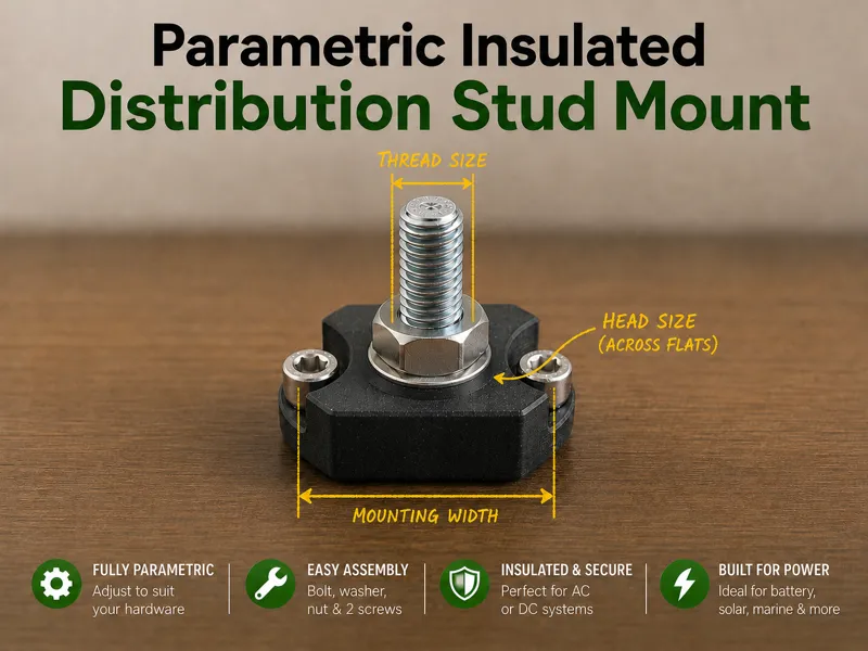 Parametric Insulated Distribution Stud