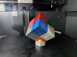 100% printed speedcube, springloaded - 8 Color Mod