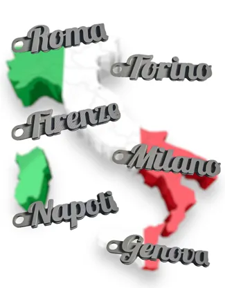 Portachiavi Capitali Europee Nomi Citta Europa 