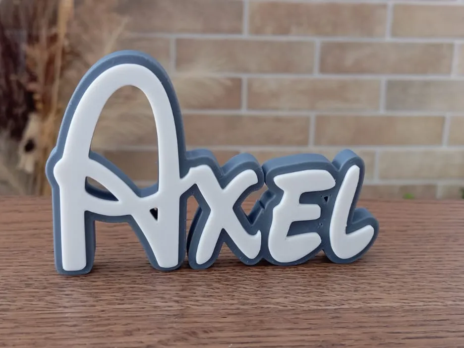 Disney Name Sign Axel - Free 3D Print Model - MakerWorld