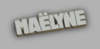 Prénom Lumineux / Name LightBox Maëlyne