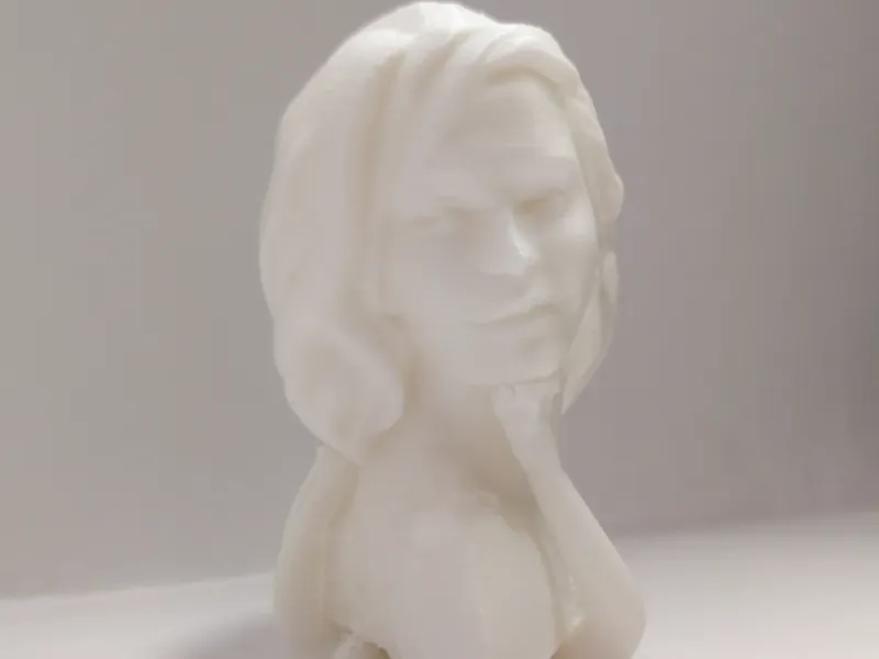 Estatua busto actriz Emma Watson
