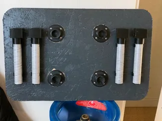 Table for propane tank/ gas flask