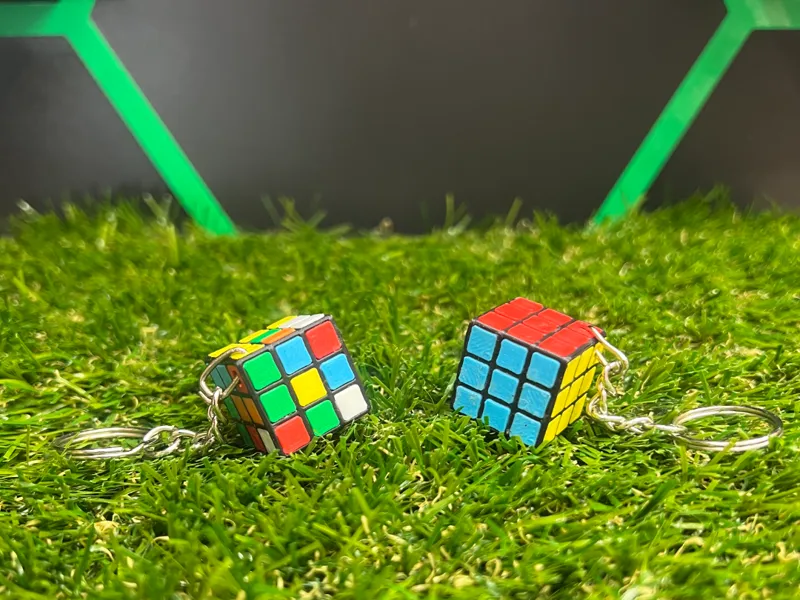 Rubik's Cube Keychain