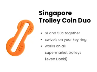 Singapore Trolley Coin Duo