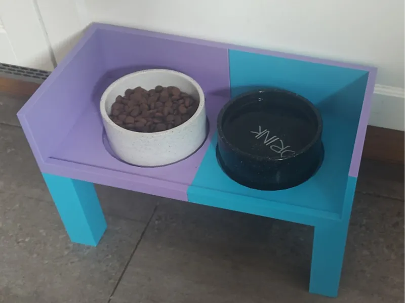 Dog / cat bowls stand and riser