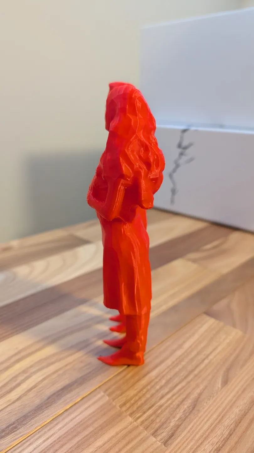 Abstract Man and Woman Standing Together by MikeGyver - MakerWorld