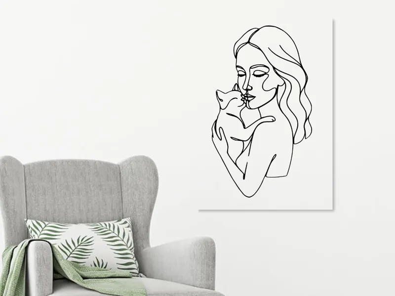Forget Valentine, all I need are cats! 2d wall art