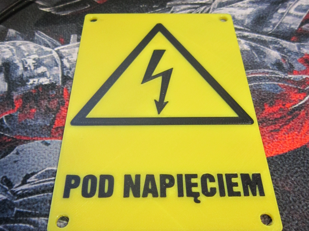 High Voltage Warning Sign