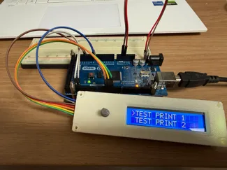 (1602)LCD with rotary encoder(HW-040) zig