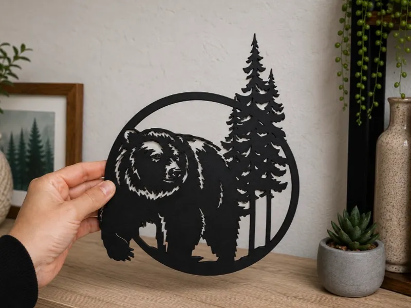 Bear Forest Wall Art