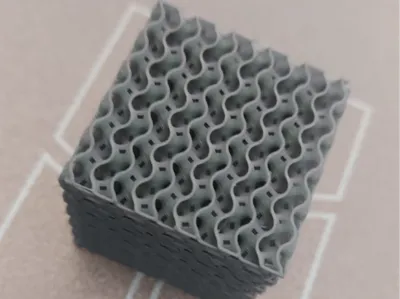 Gyroid cube