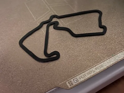 Silverstone Circuit Track Outline
