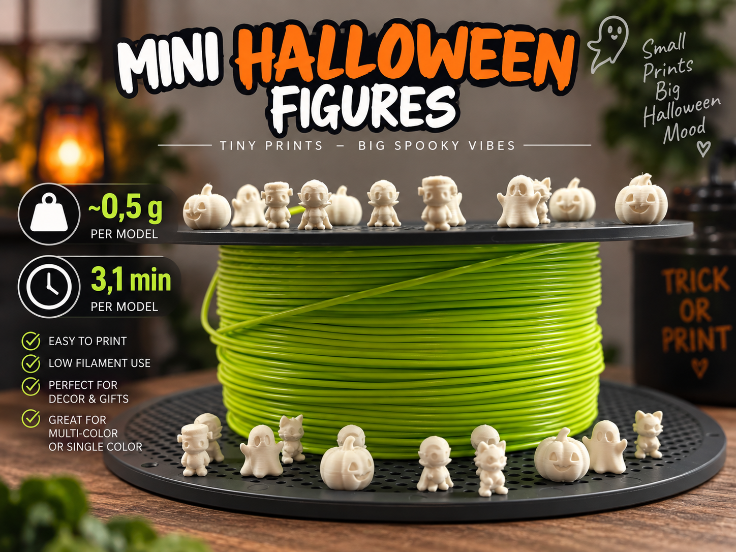 Mini Halloween Figures - 1