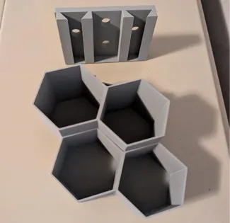 Plant pots wall mount