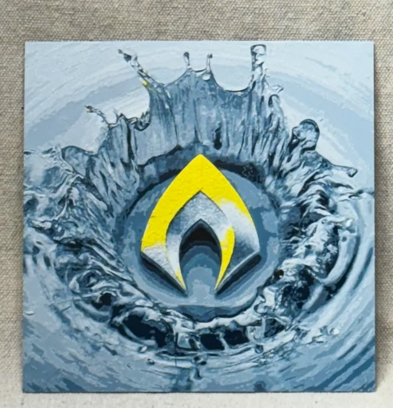 Aquaman Logo Hueforge Desk/Wall Decor