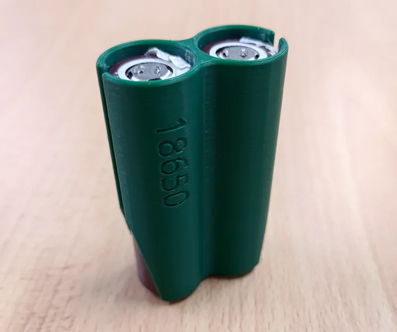 Dual 18650 Battery Protective Holder