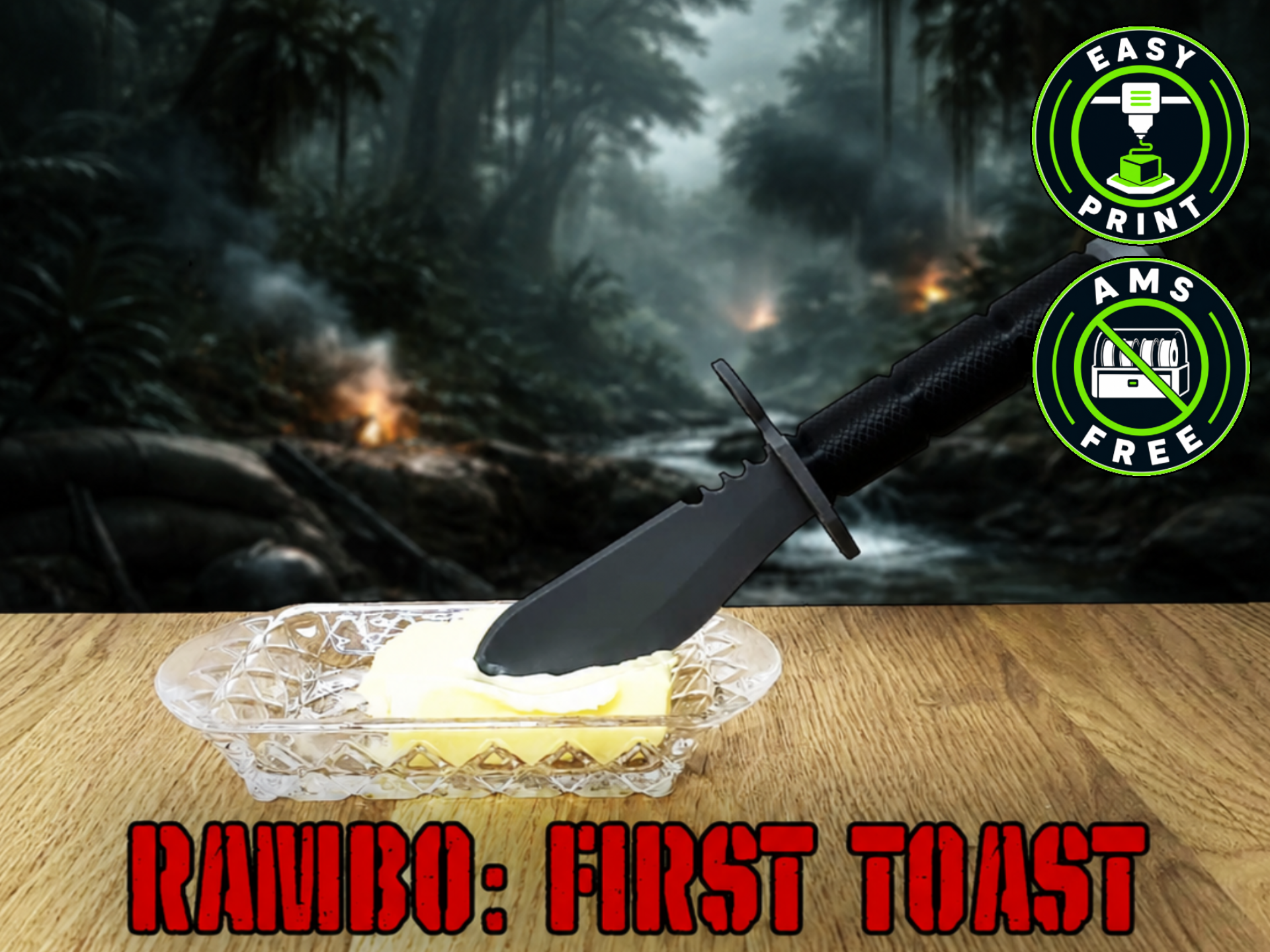 Tactical Butter Knife - Rambo: First Toast