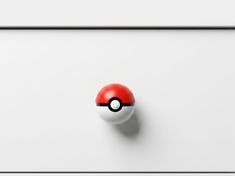 Pokémon Pokéball Drawer Knob/Cabinet Handle