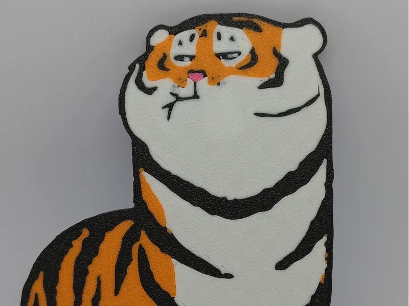 Magnet Fat Tiger Lama