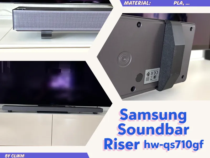 Samsung Soundbar Riser (fits hw-qs710gf)