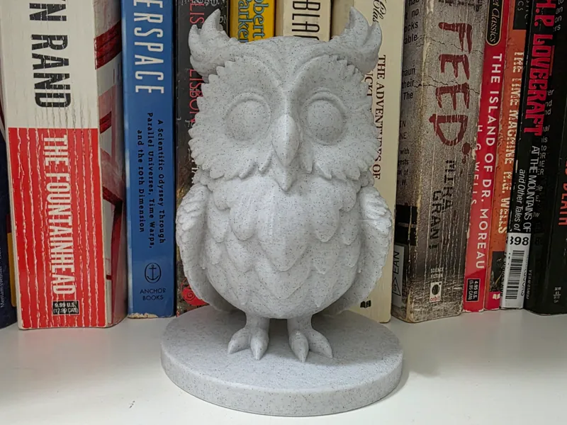Owl Statue Model